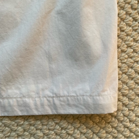 French vintage white cotton skirt with pockets - Picture 8 of 15